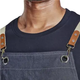 Oliver Bib Apron Up Close Straps